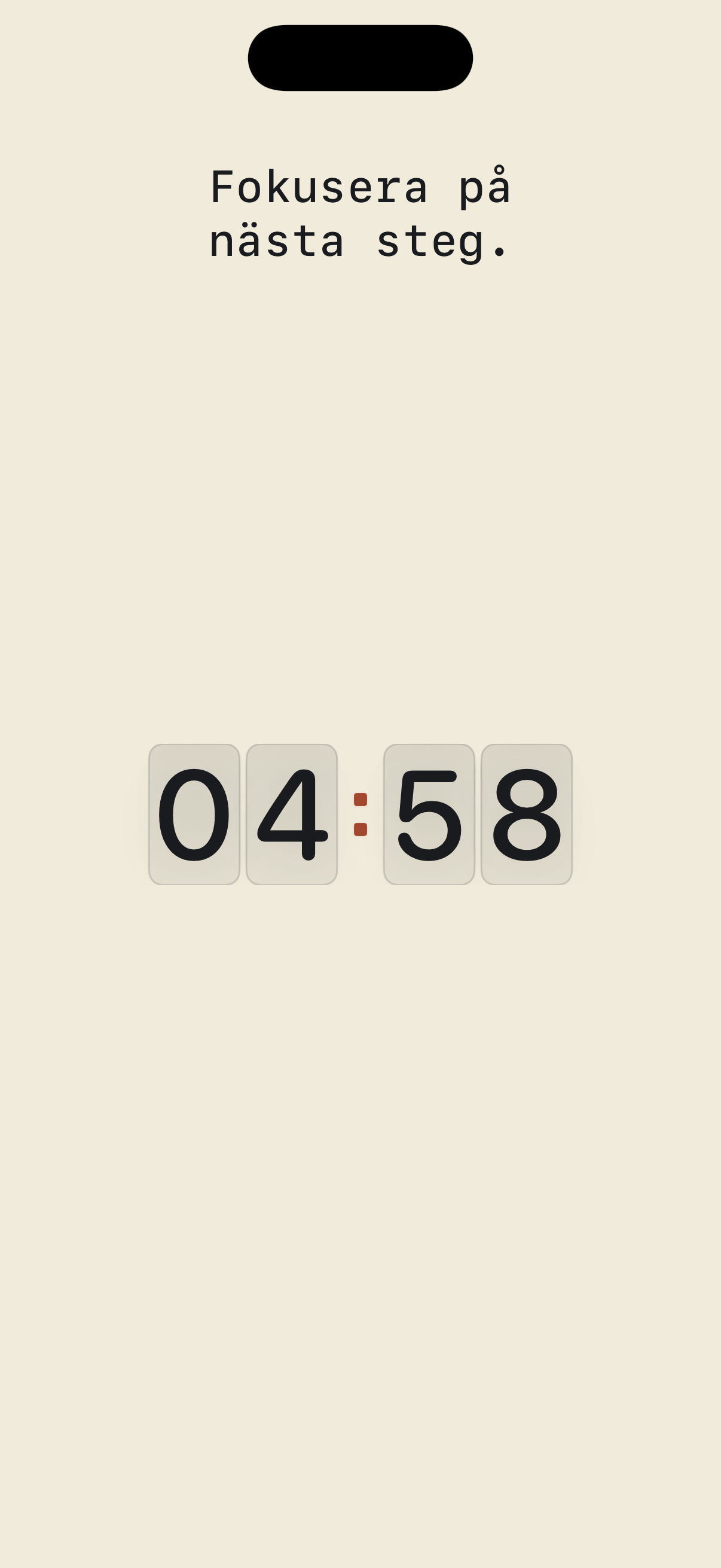 Quick clock size and appearance controls
